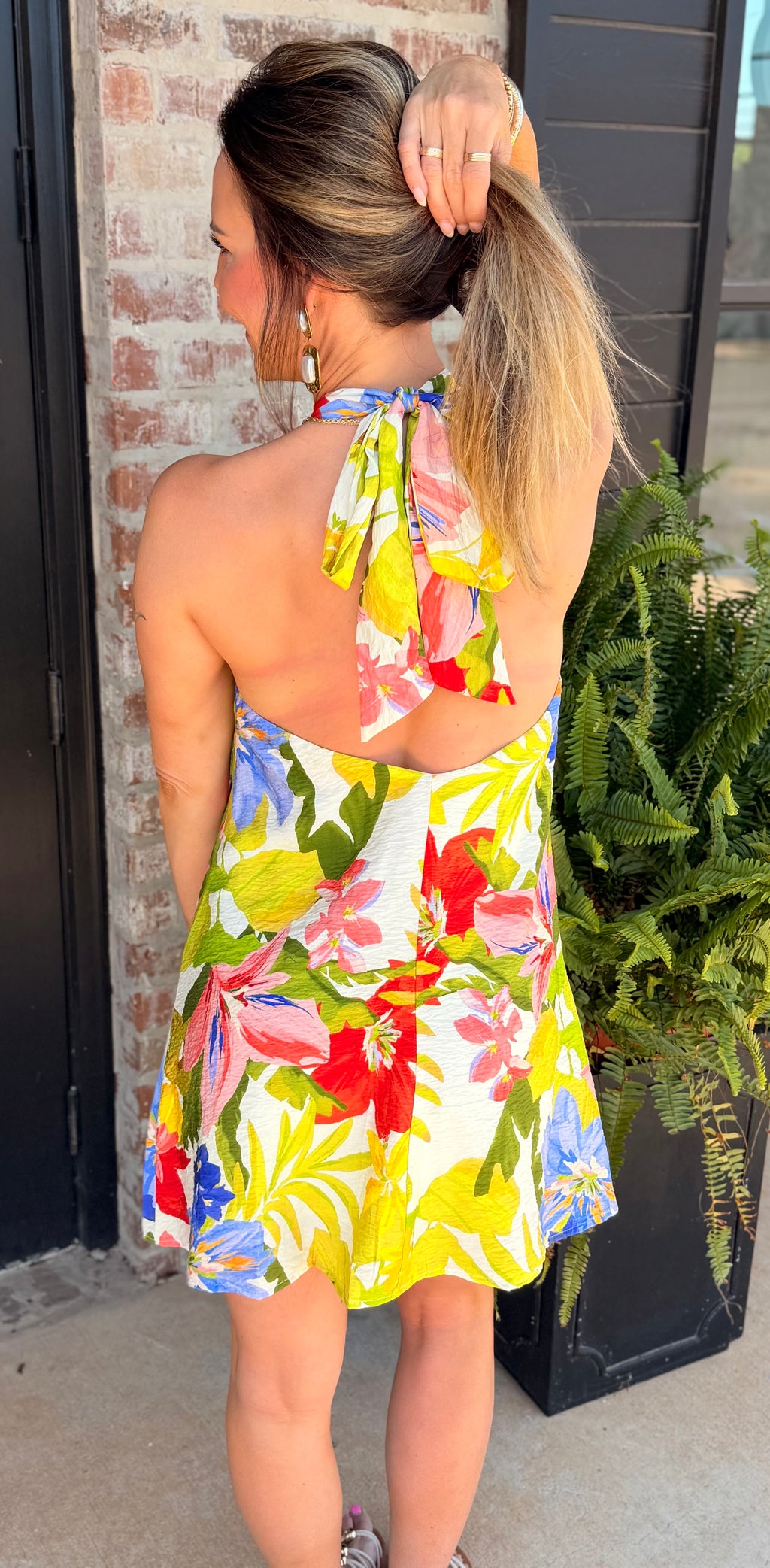 Beachin’ It Halter Dress