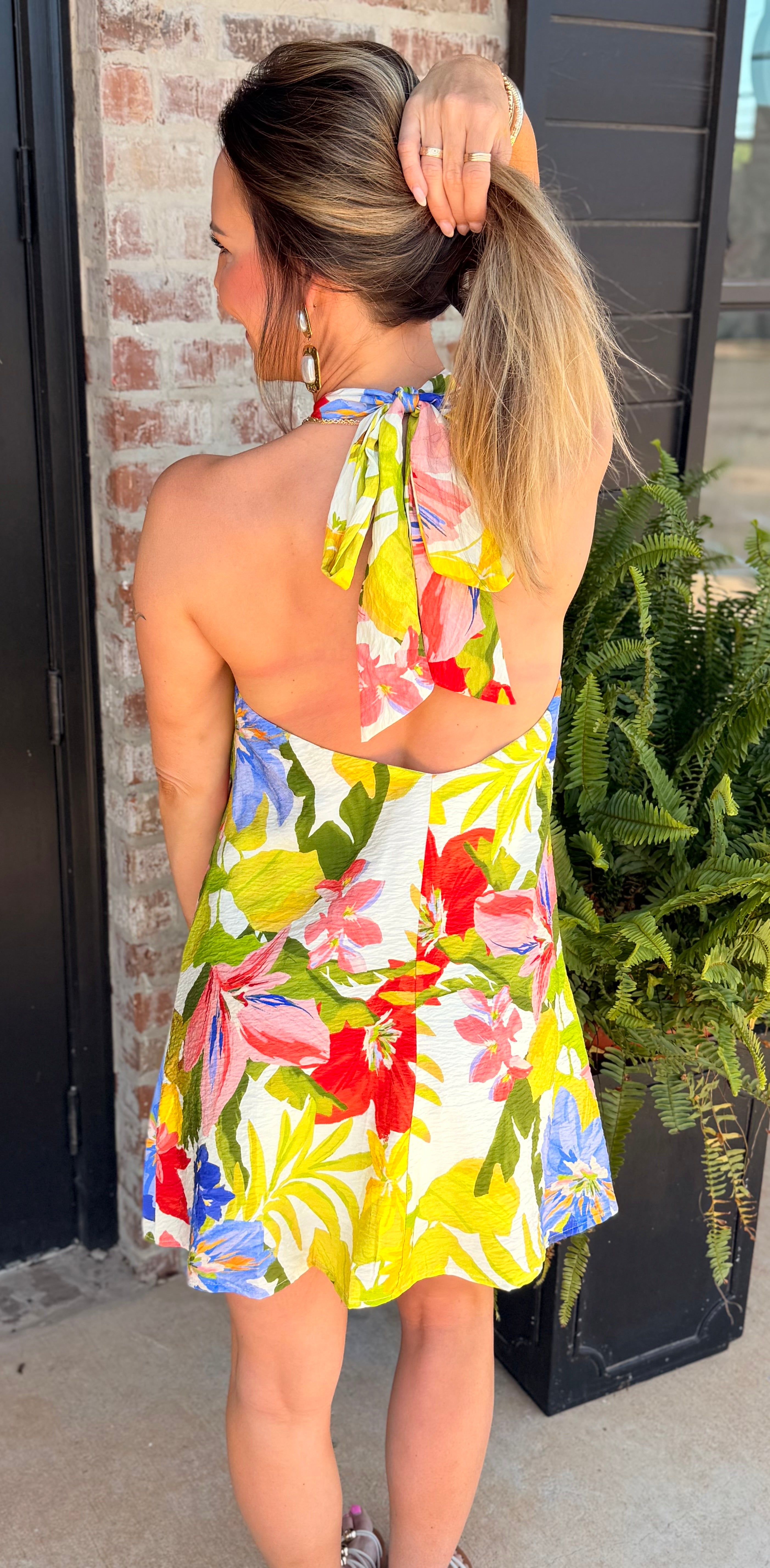 Beachin’ It Halter Dress