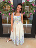 Spring Easy Belted Midi Dress