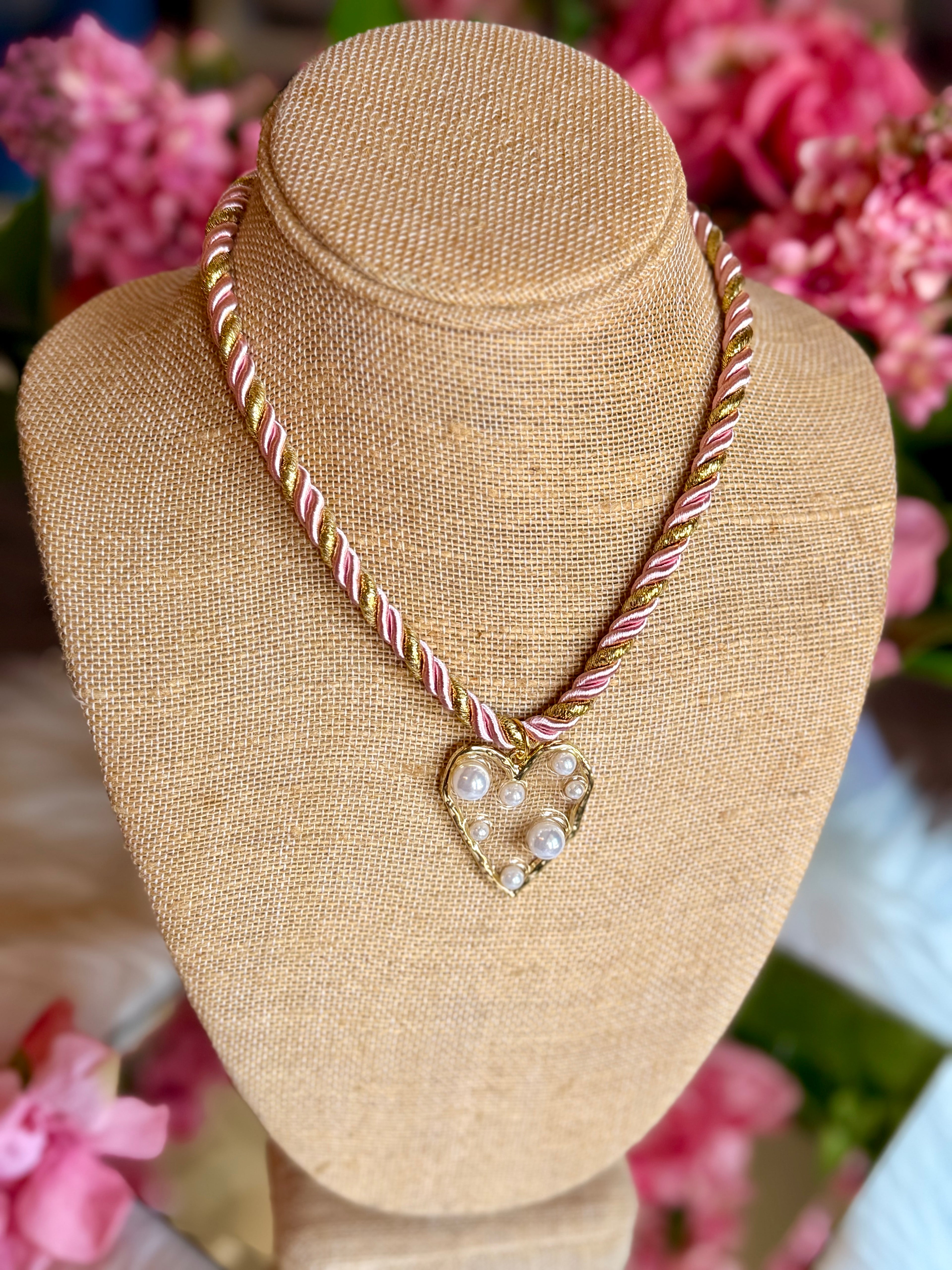 Heart of Pearls Necklace