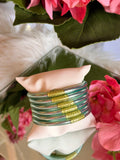 BuDhaGirl All Weather Bangles (6) in Mint