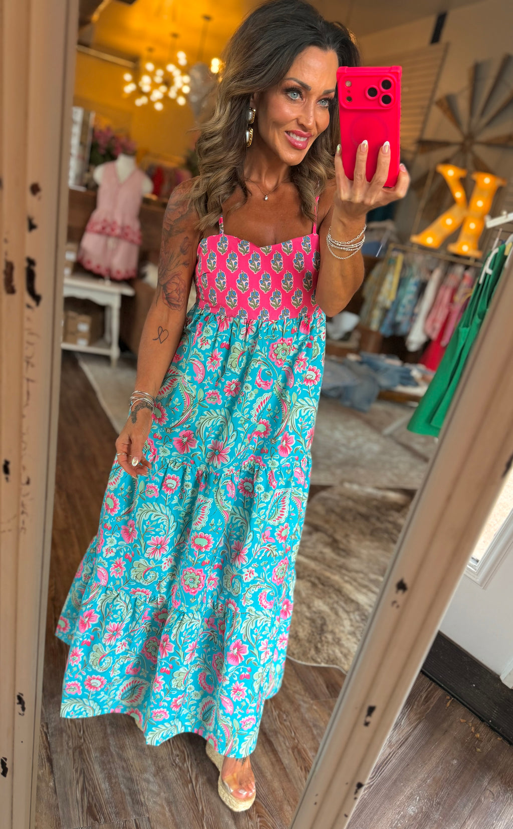 Sweet Summertime Tiered Midi Dress