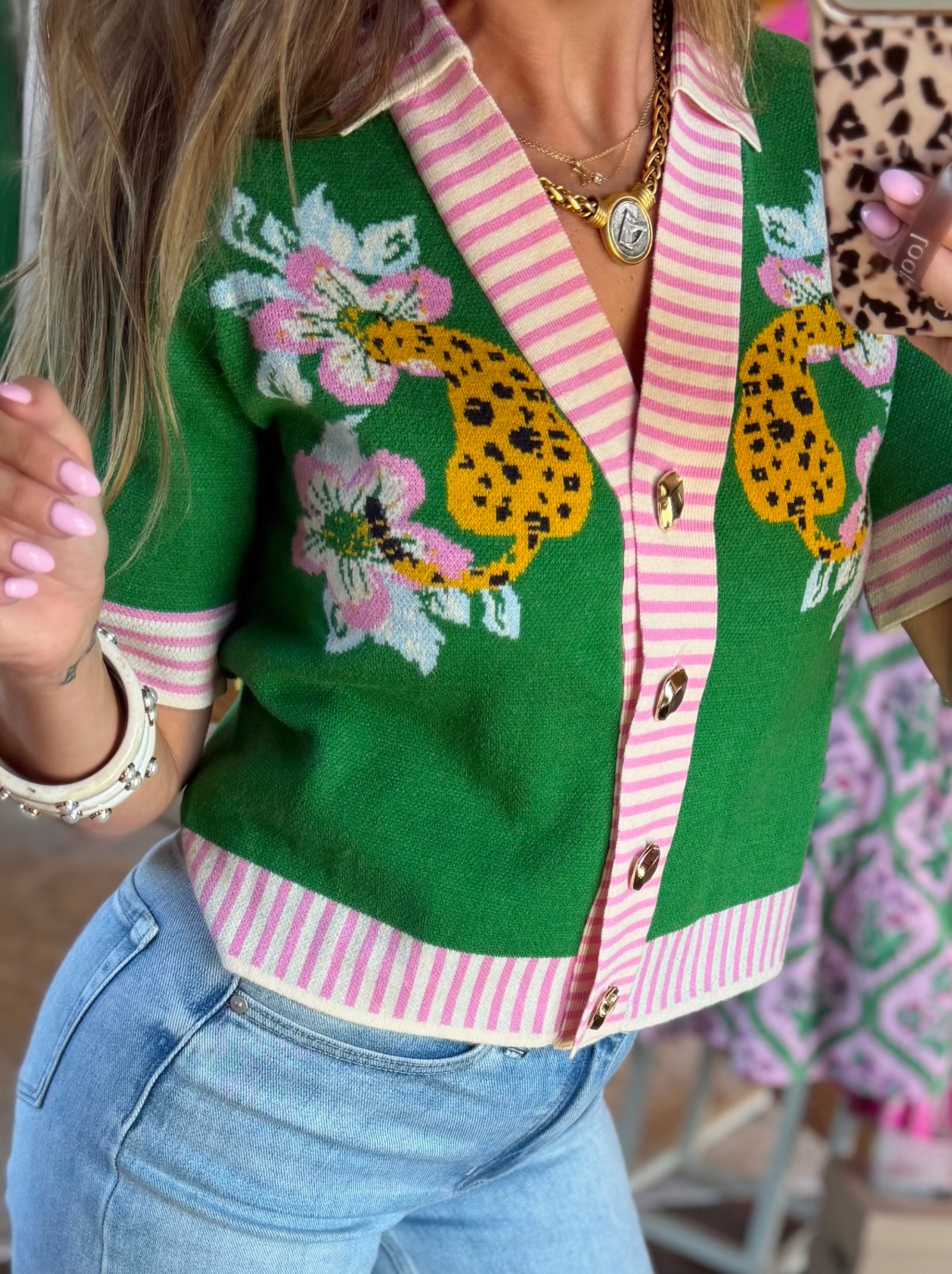Wild About You Knit Top