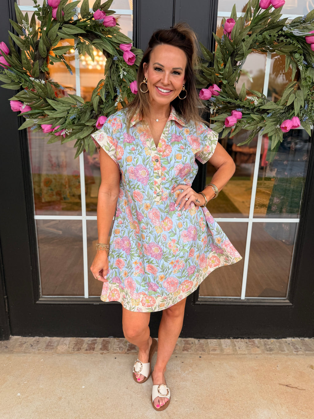 Simple and Sweet Floral Dress