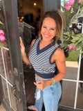 Nautical Stripes Vest Top