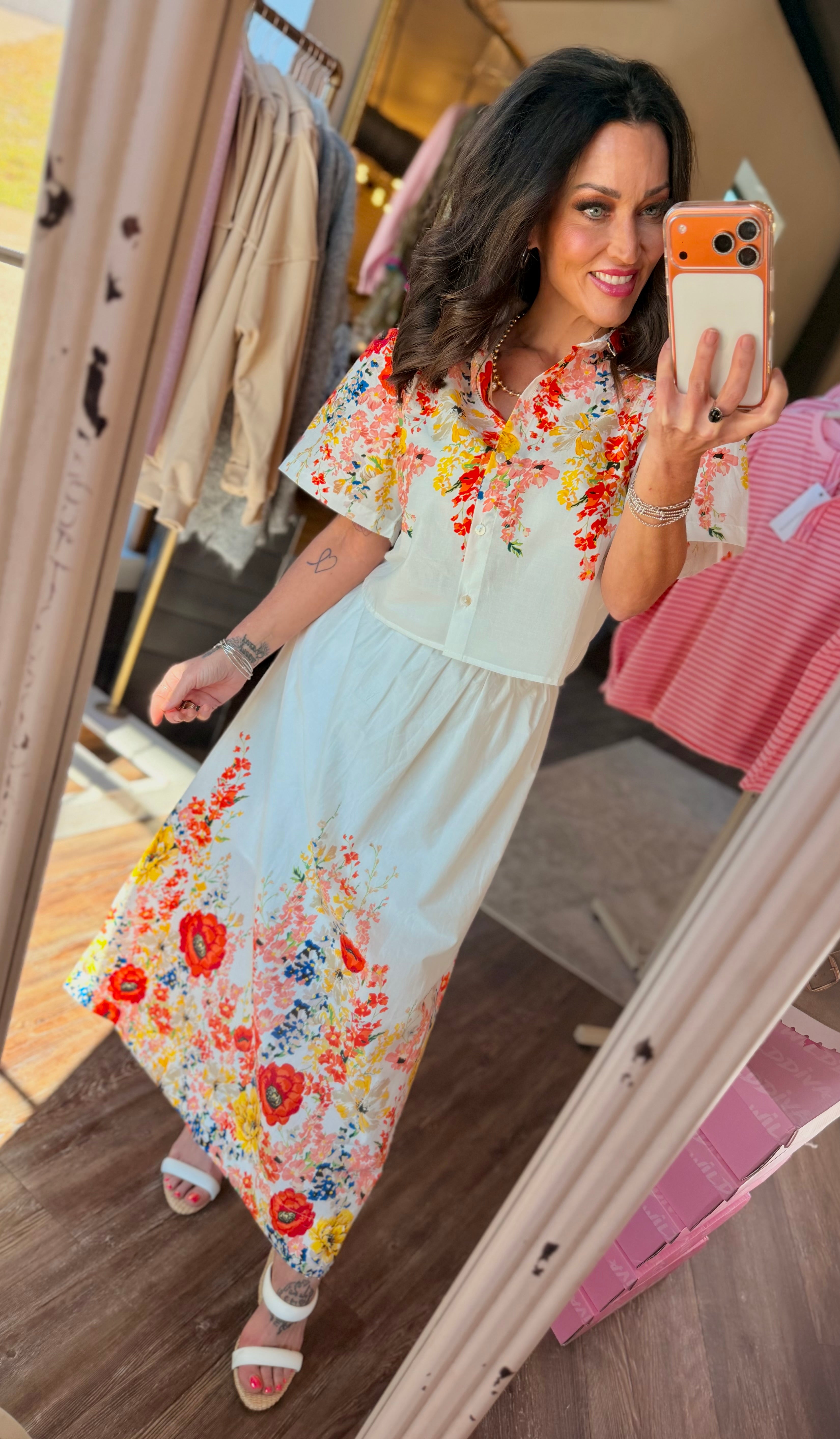 Busting Blooms Skirt Set