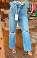 Flying Monkey Slim Wide Crop Denim