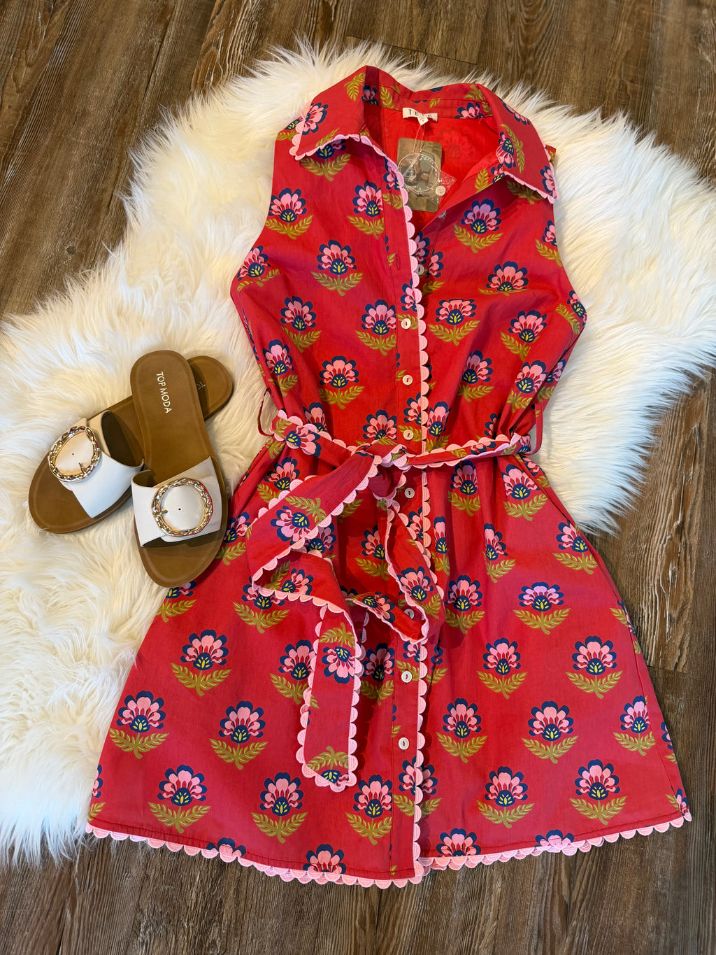 Bright Lights Collared Dress