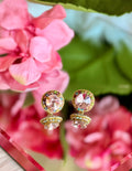 Rhinestone Post Back Earrings