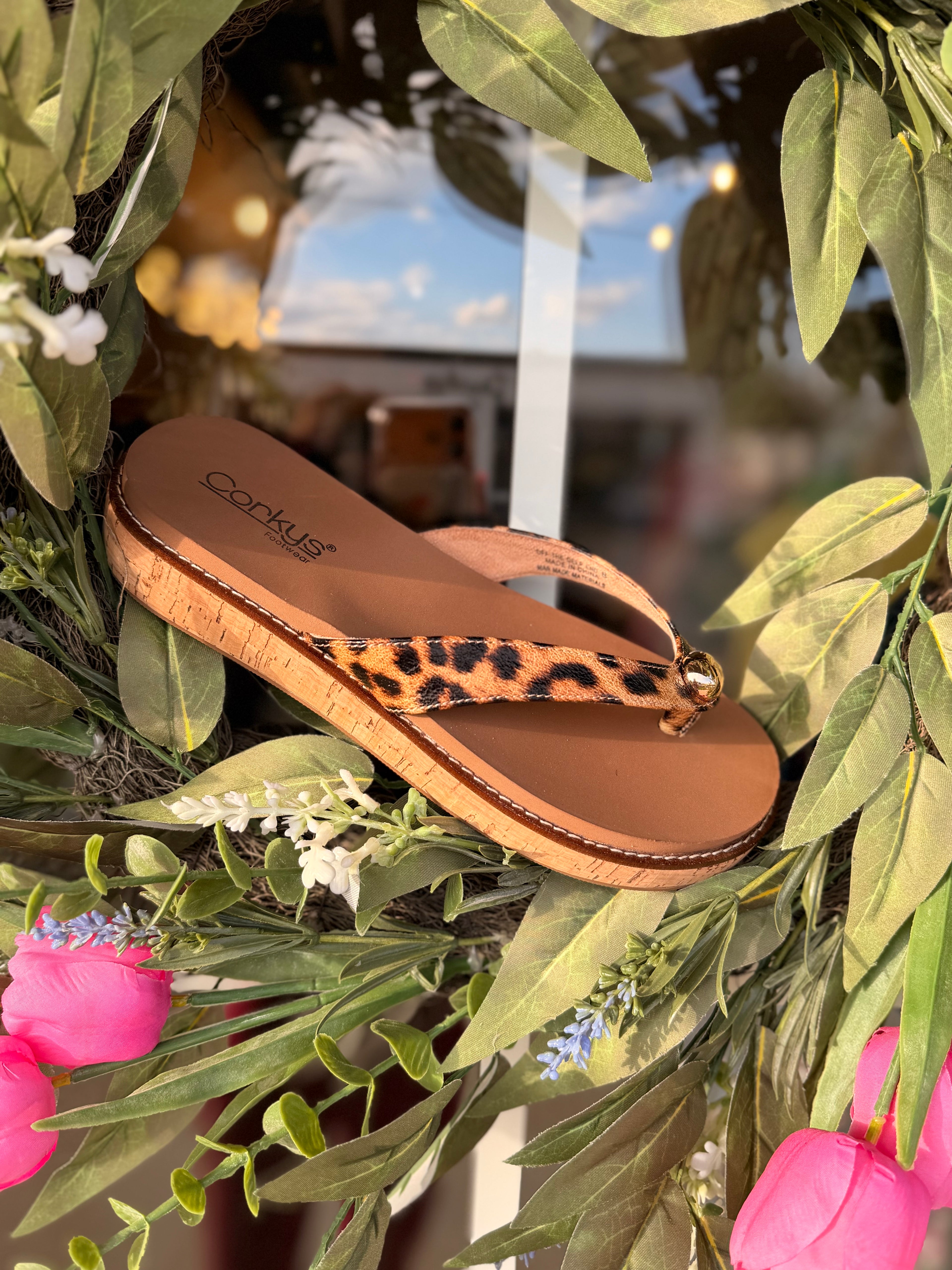 Corkys Wild About Leopard Flippys