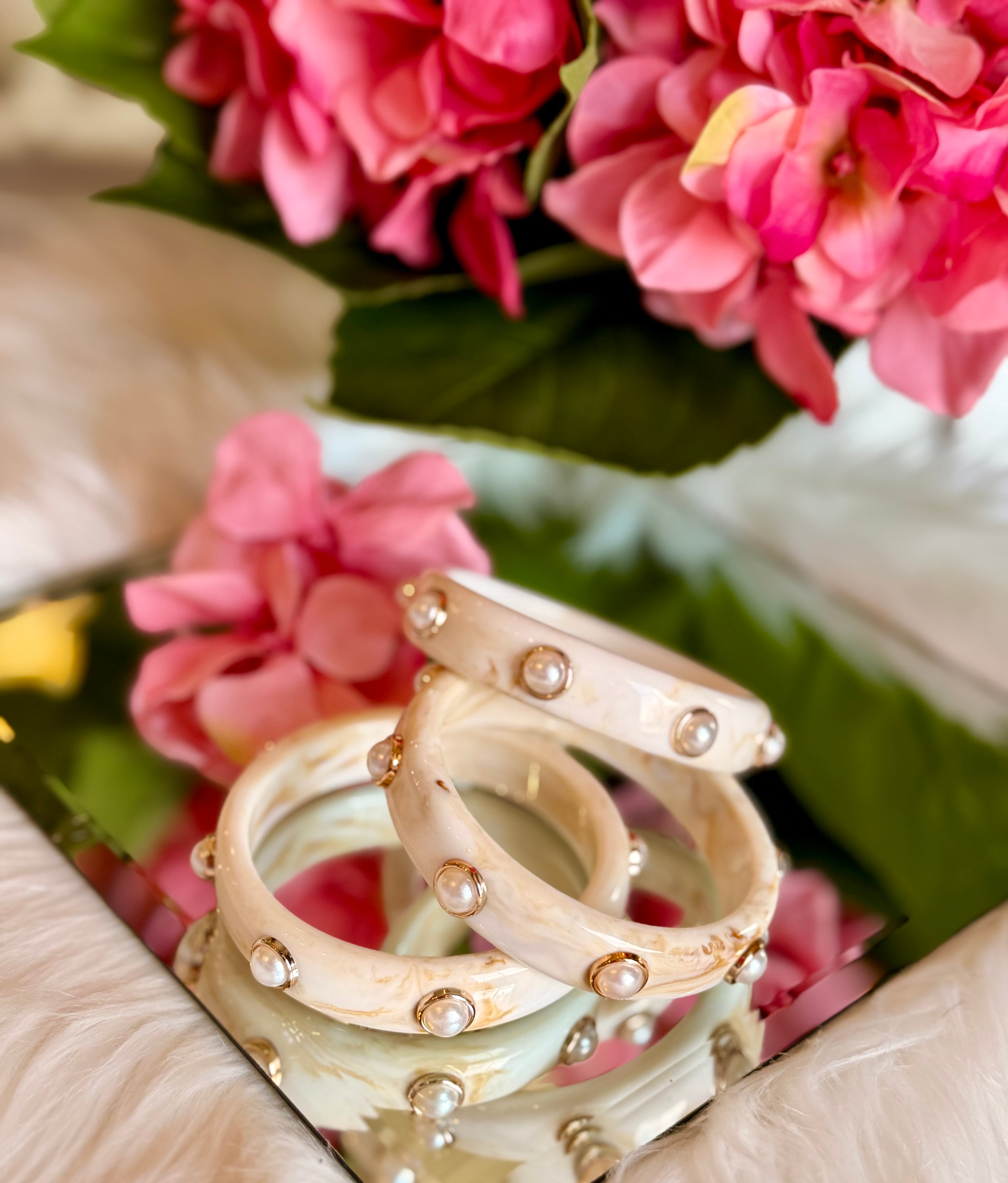 Pearl Studded Bangle