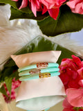 BuDhaGirl Three Kings All Weather Bangles (3) in Mint