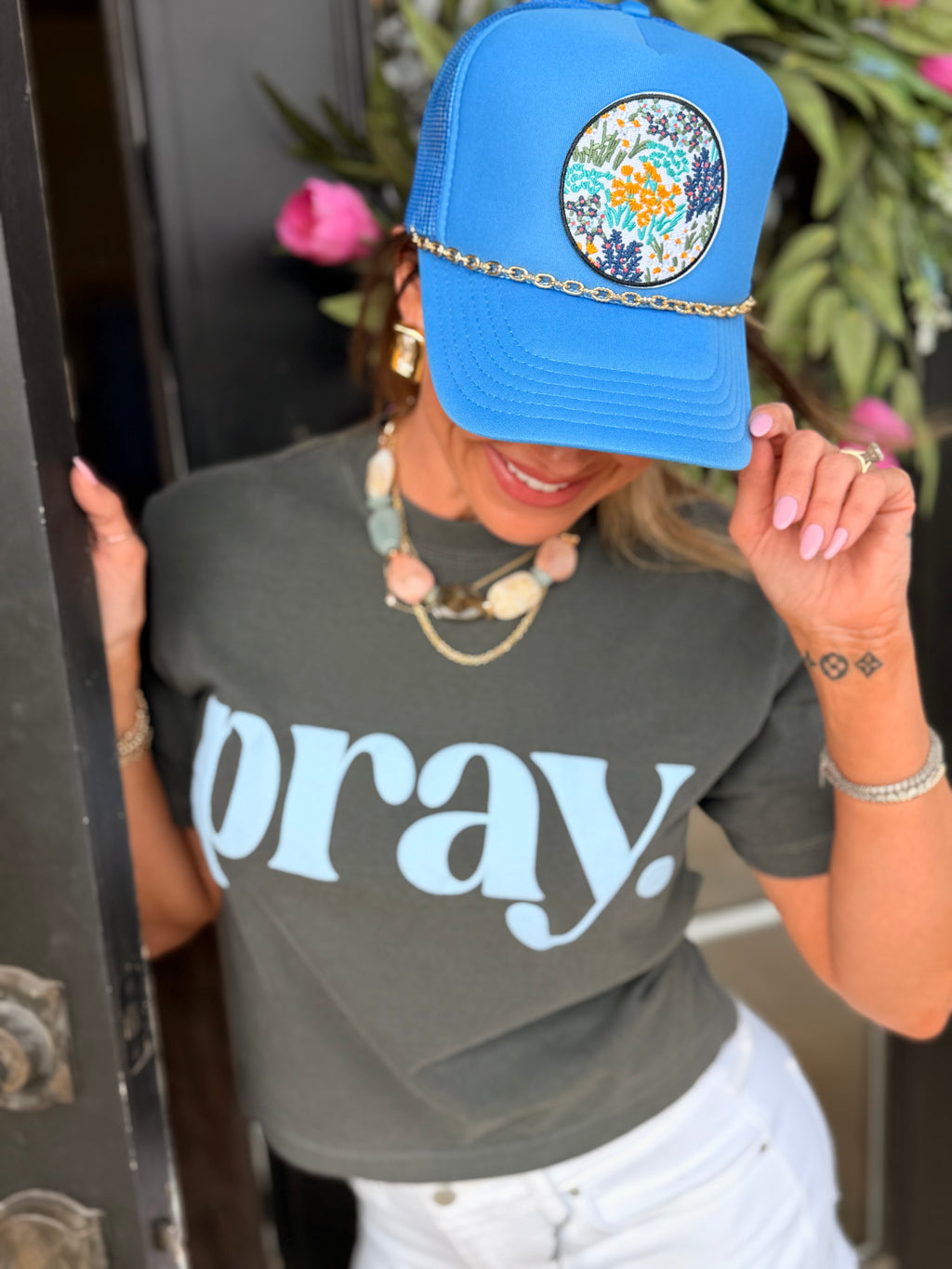 Pray Crop Tee