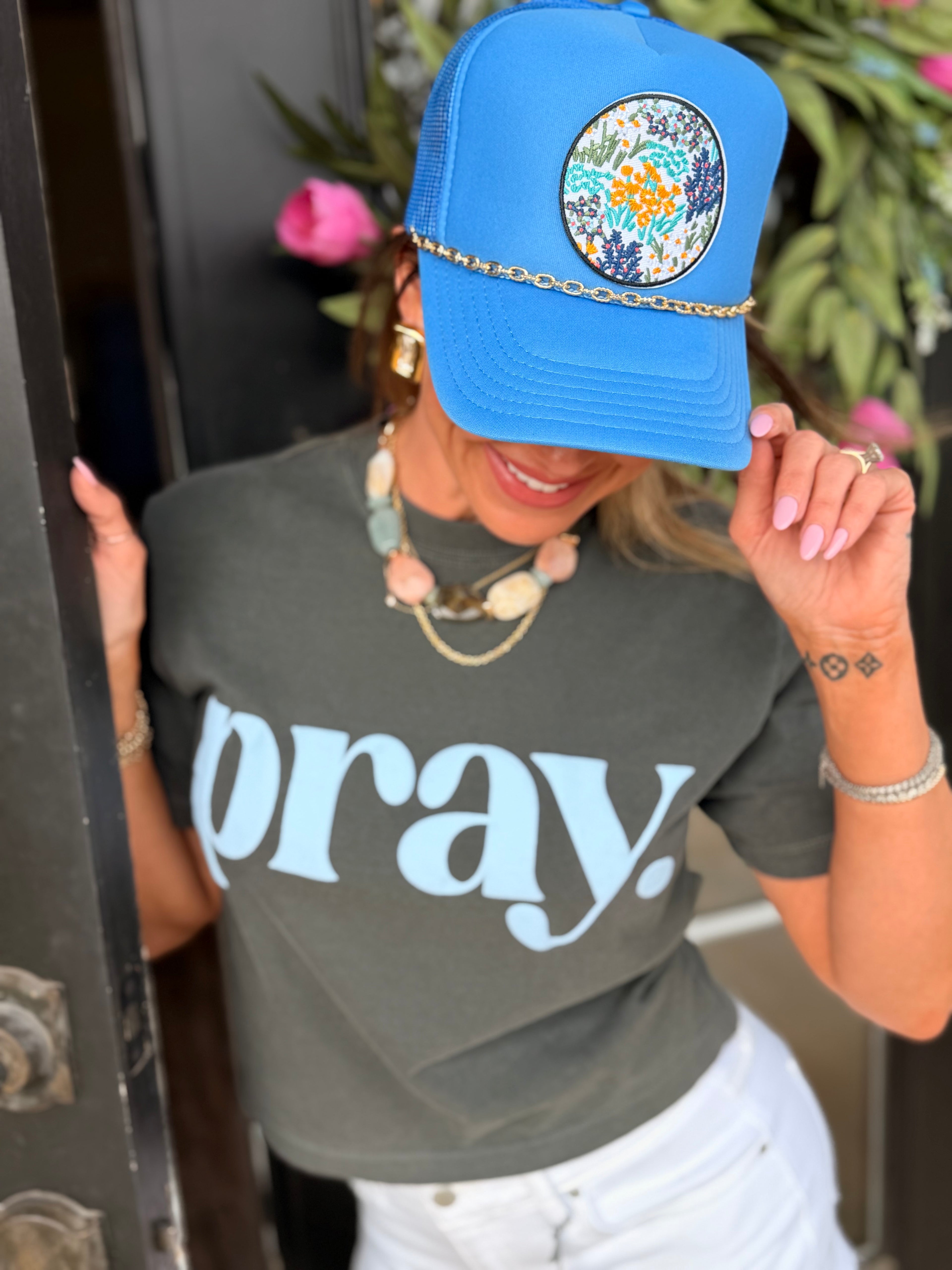 Pray Crop Tee