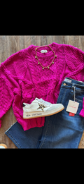 Pink Knit Sweater