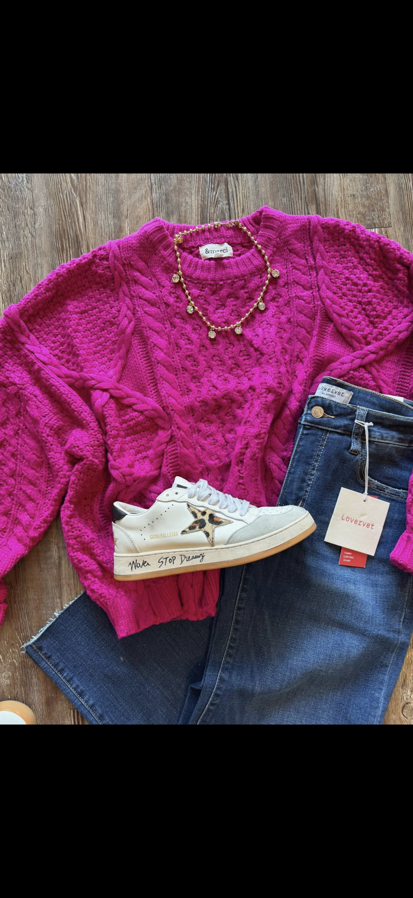 Pink Knit Sweater
