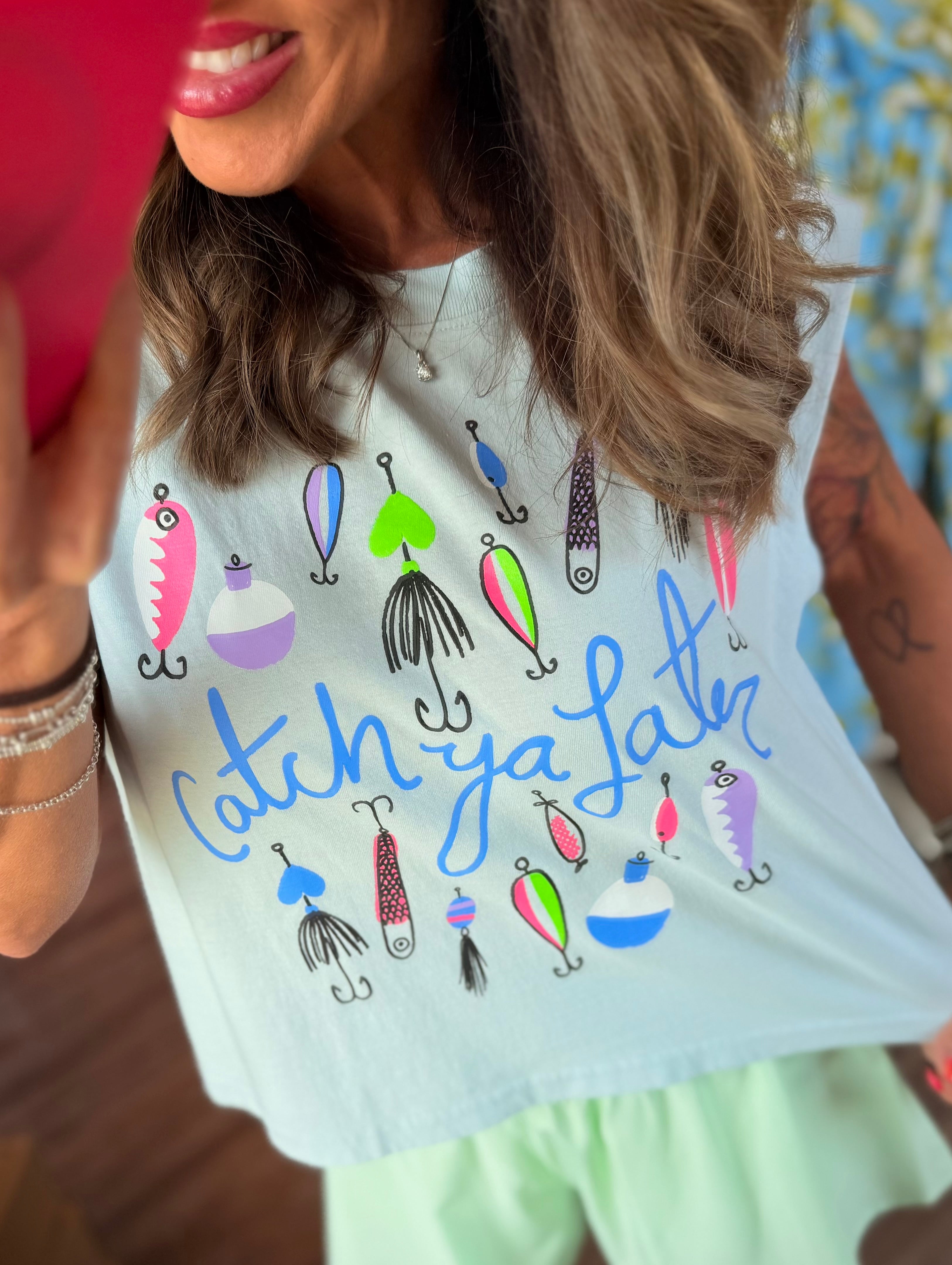 Catch ya Later Crop Tee