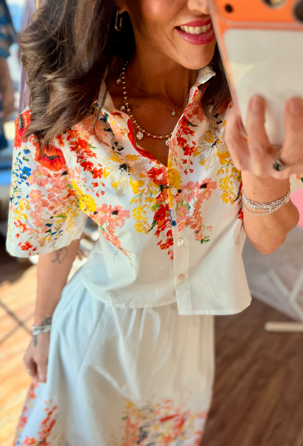 Busting Blooms Skirt Set