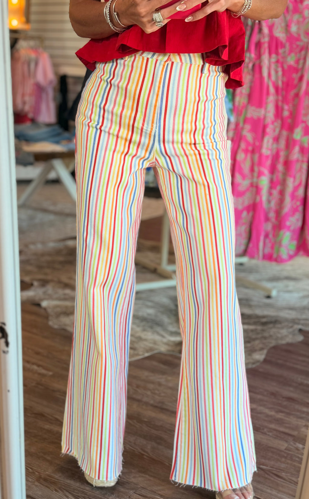 Stripes of Summer Crop Pant