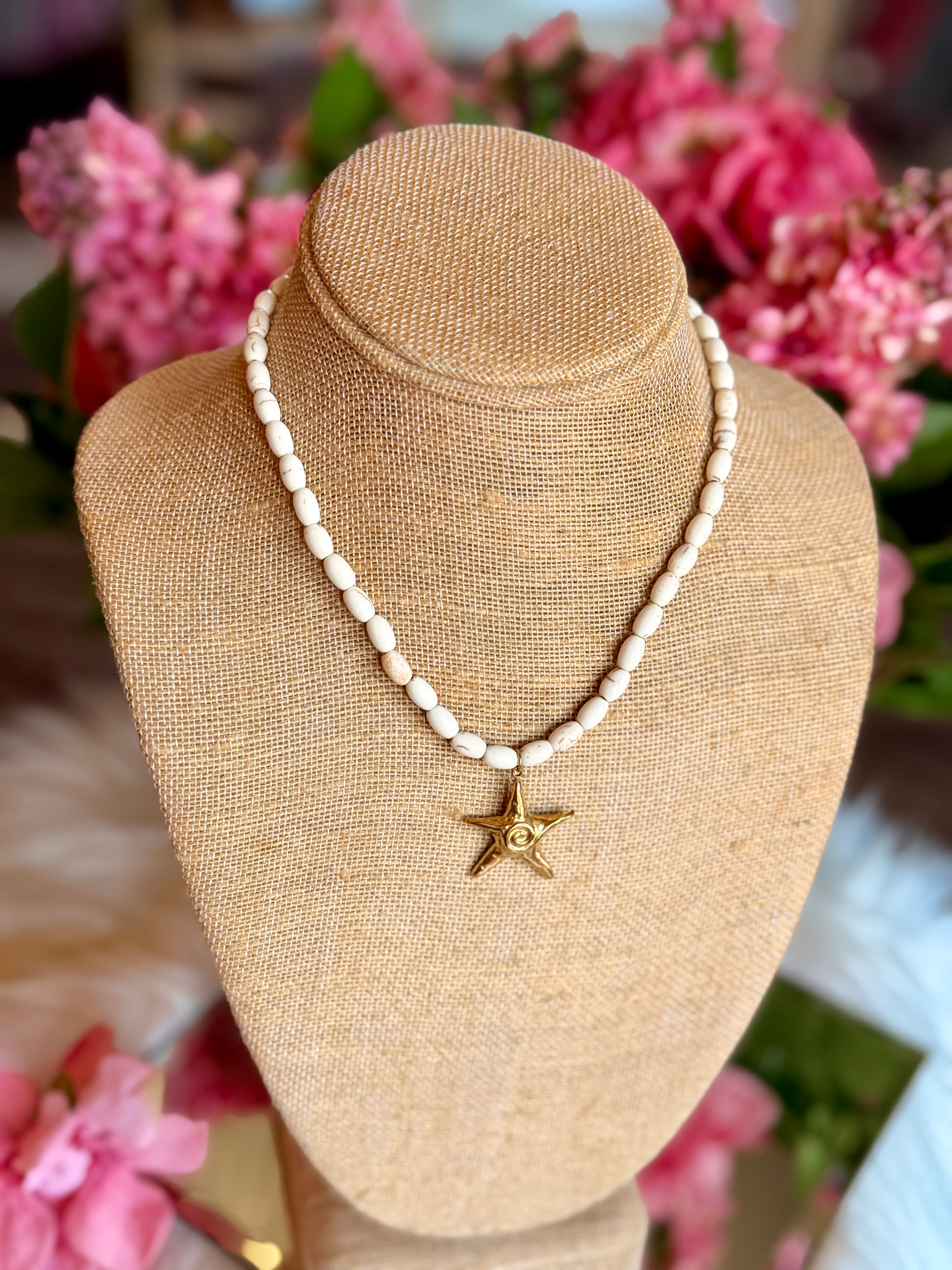 Starfish Charm Necklace