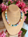 Playful Pastel Beaded Necklace