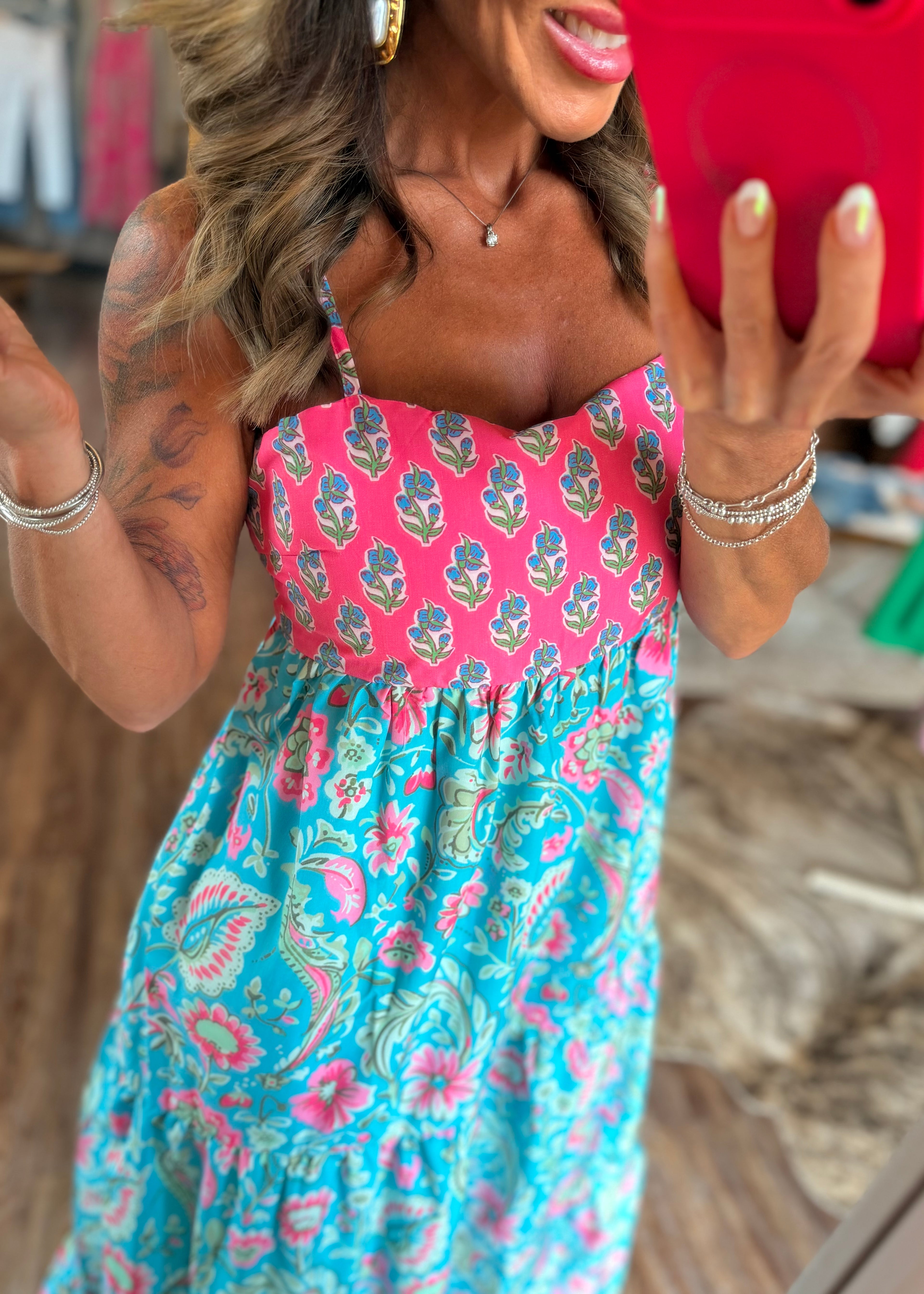 Sweet Summertime Tiered Midi Dress