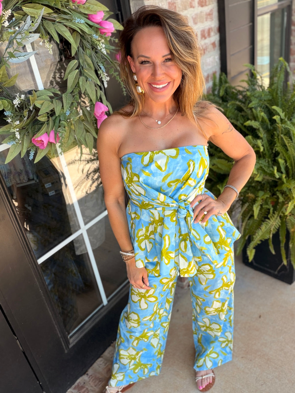 Under the Sea Strapless Pant Set