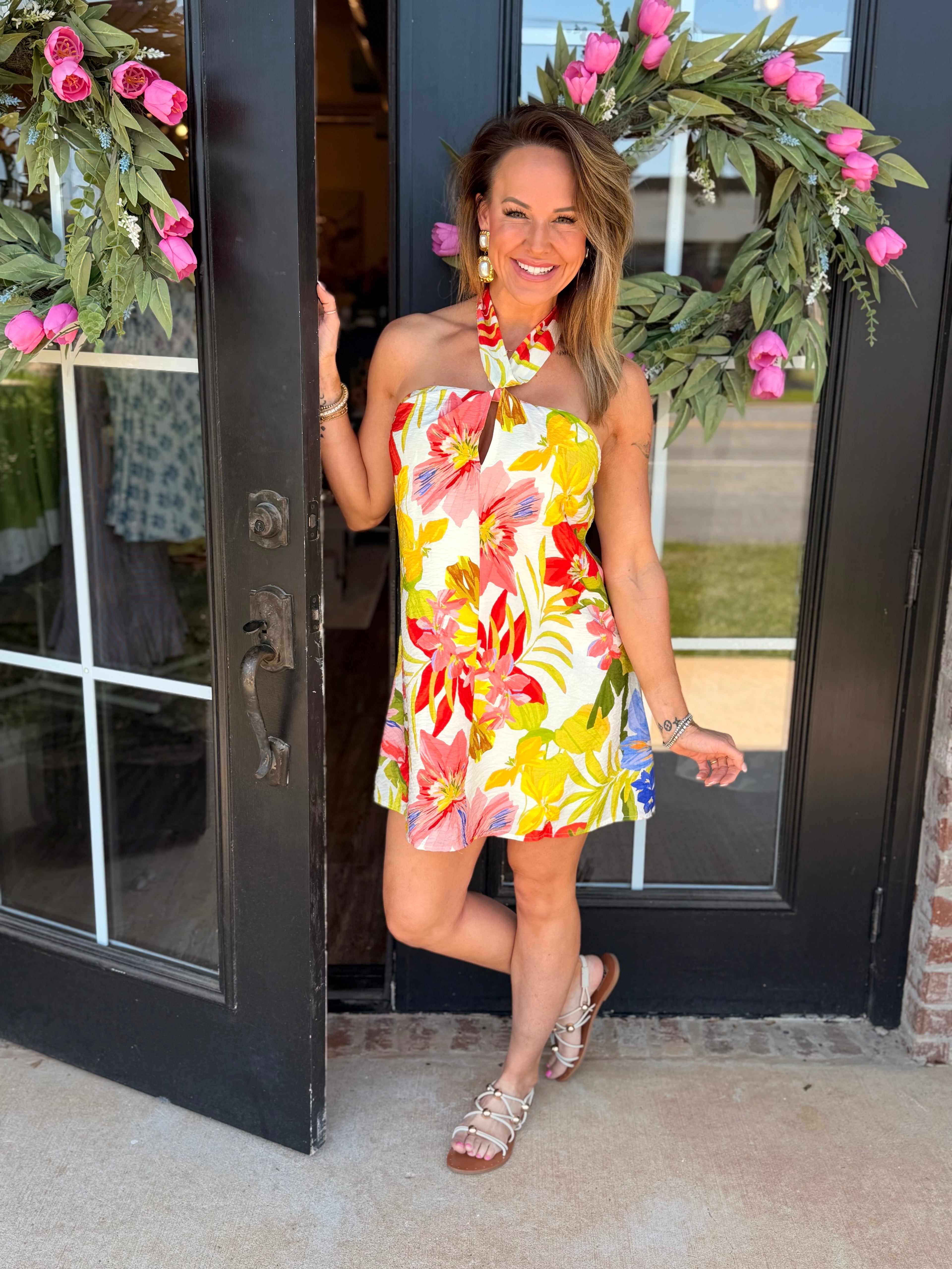 Beachin’ It Halter Dress