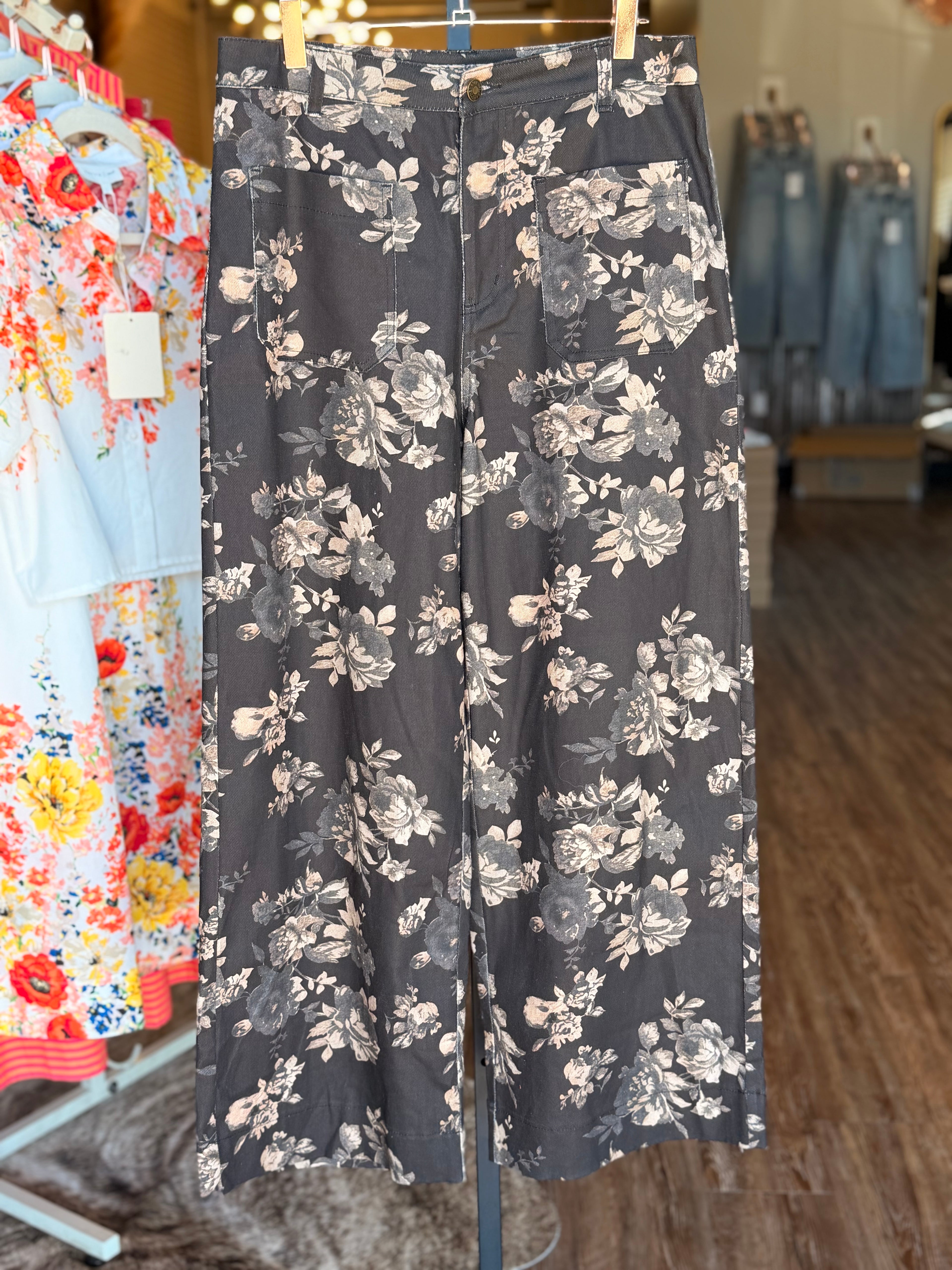 Rose Garden Crop Pants