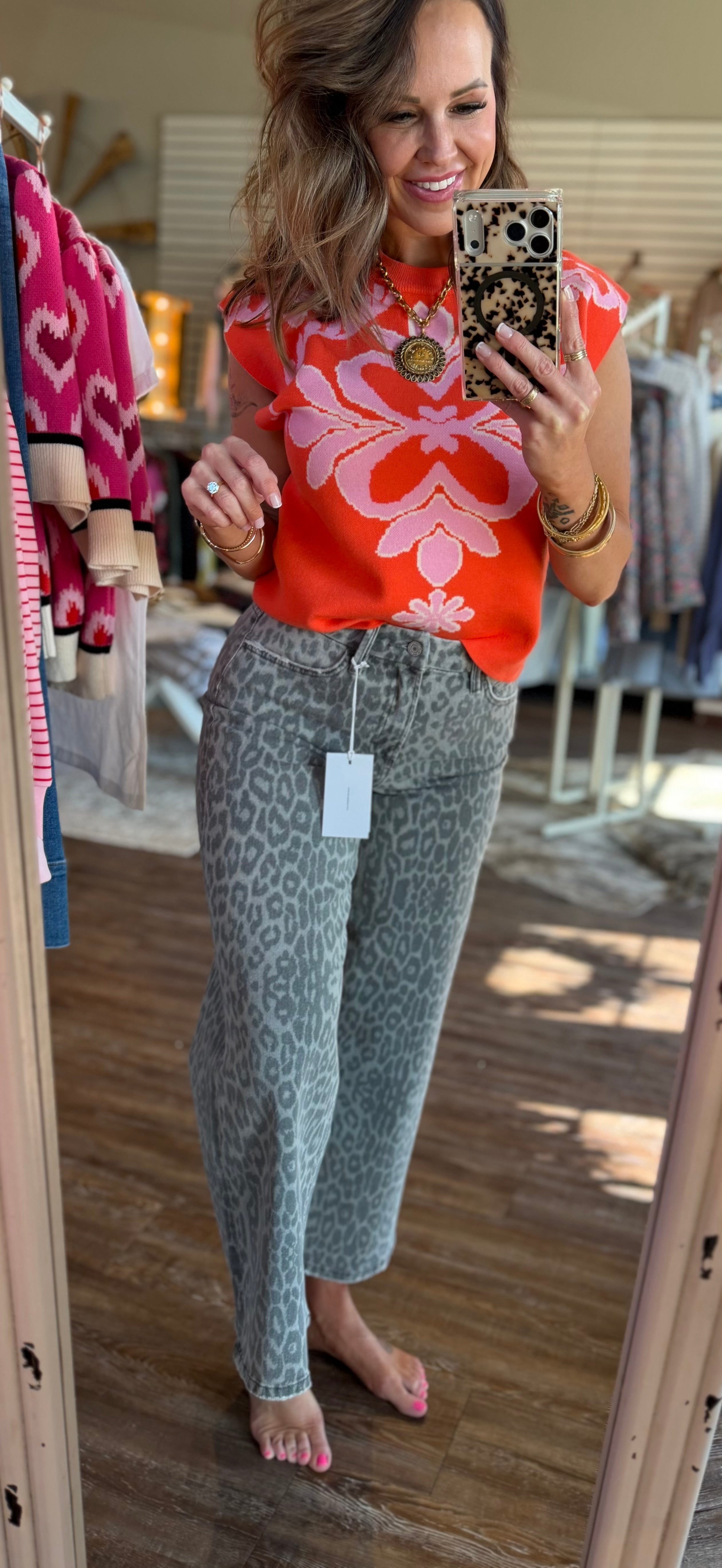 Orange Dream in Pink Top