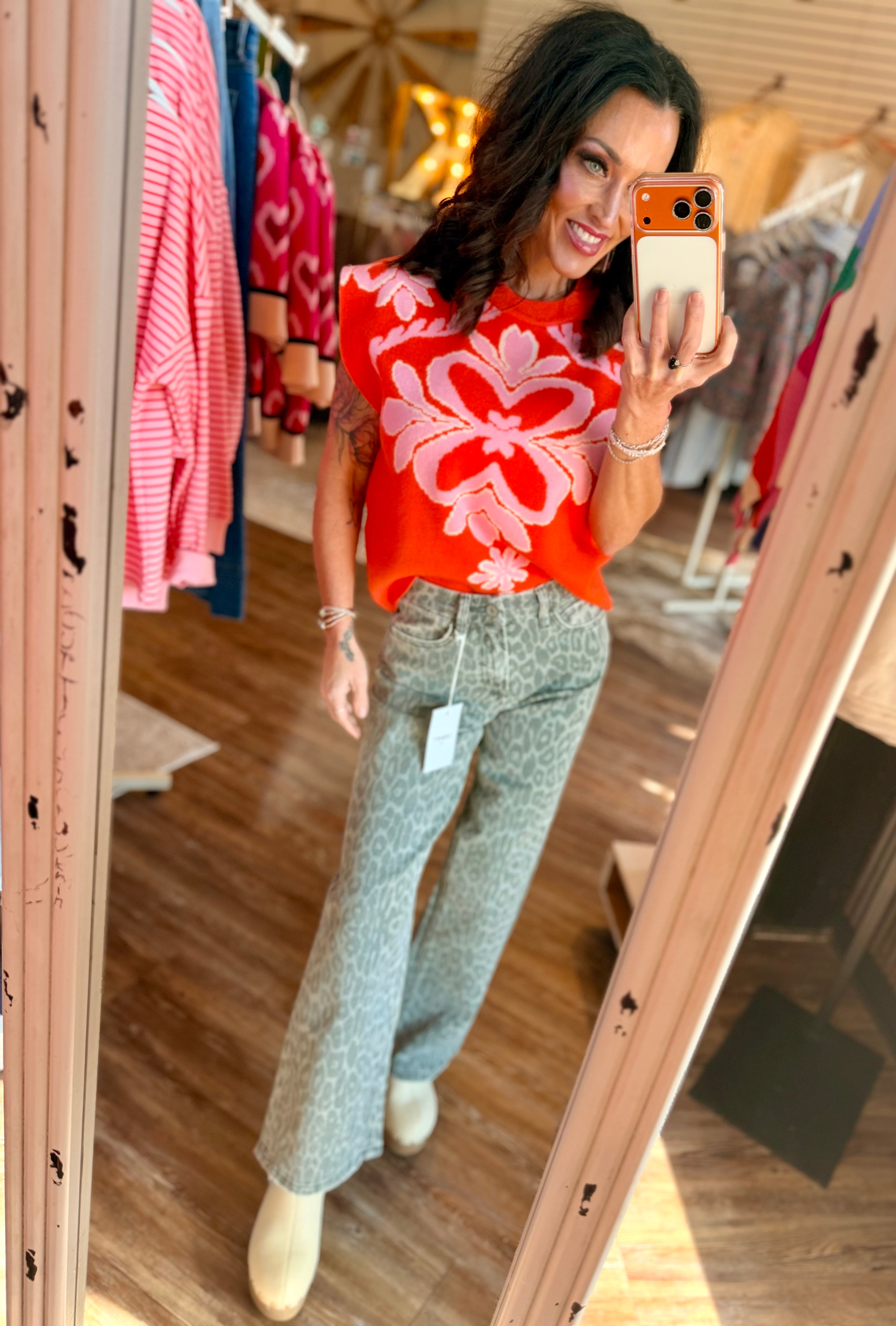 Orange Dream in Pink Top