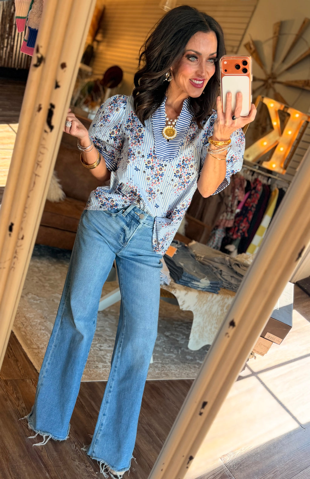 Blue Breeze Blouse