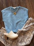 Denim Blue Crop
