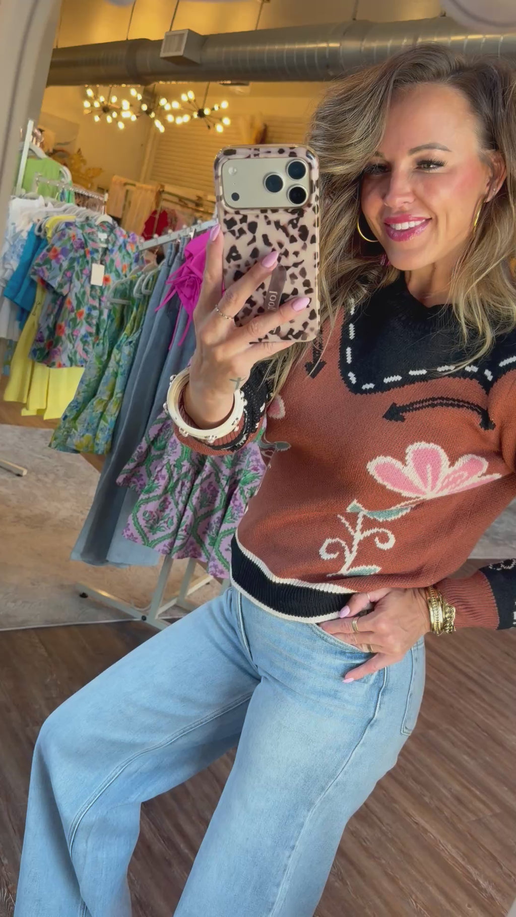 Boots & Blooms Sweater