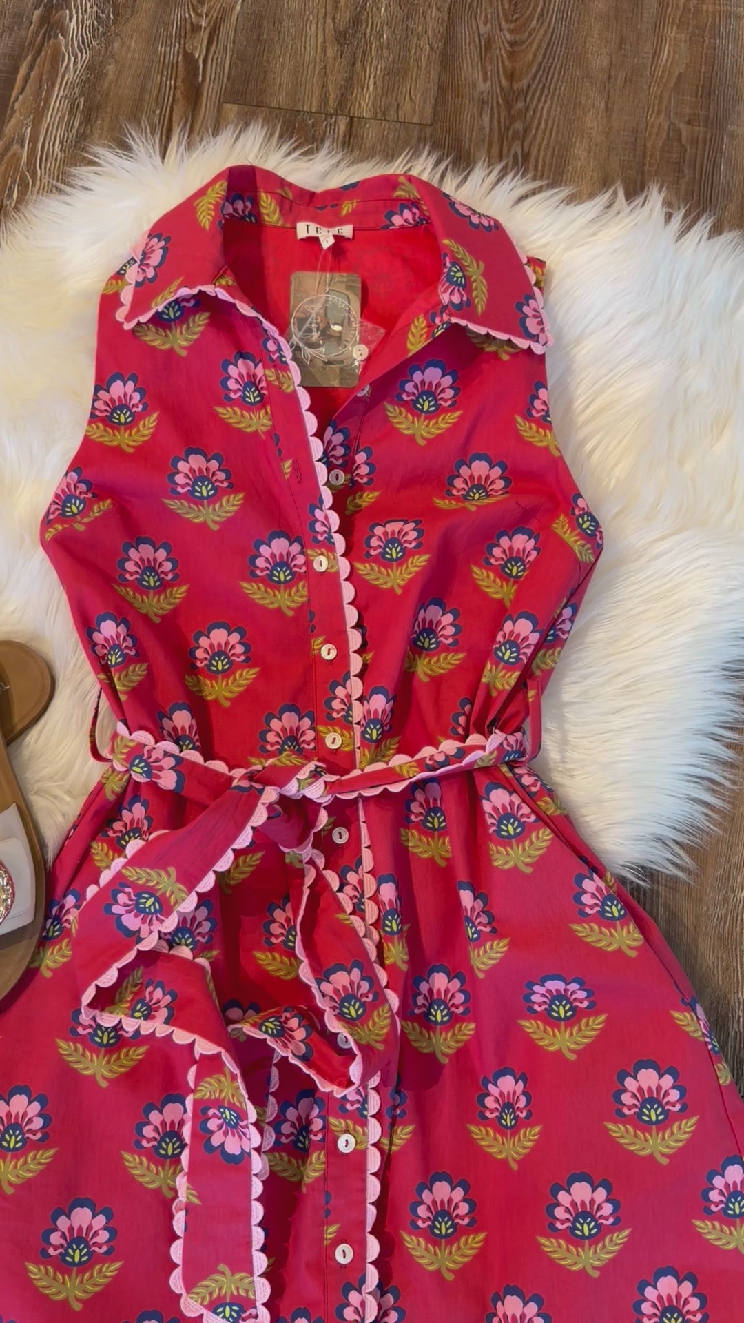 Bright Lights Collared Dress