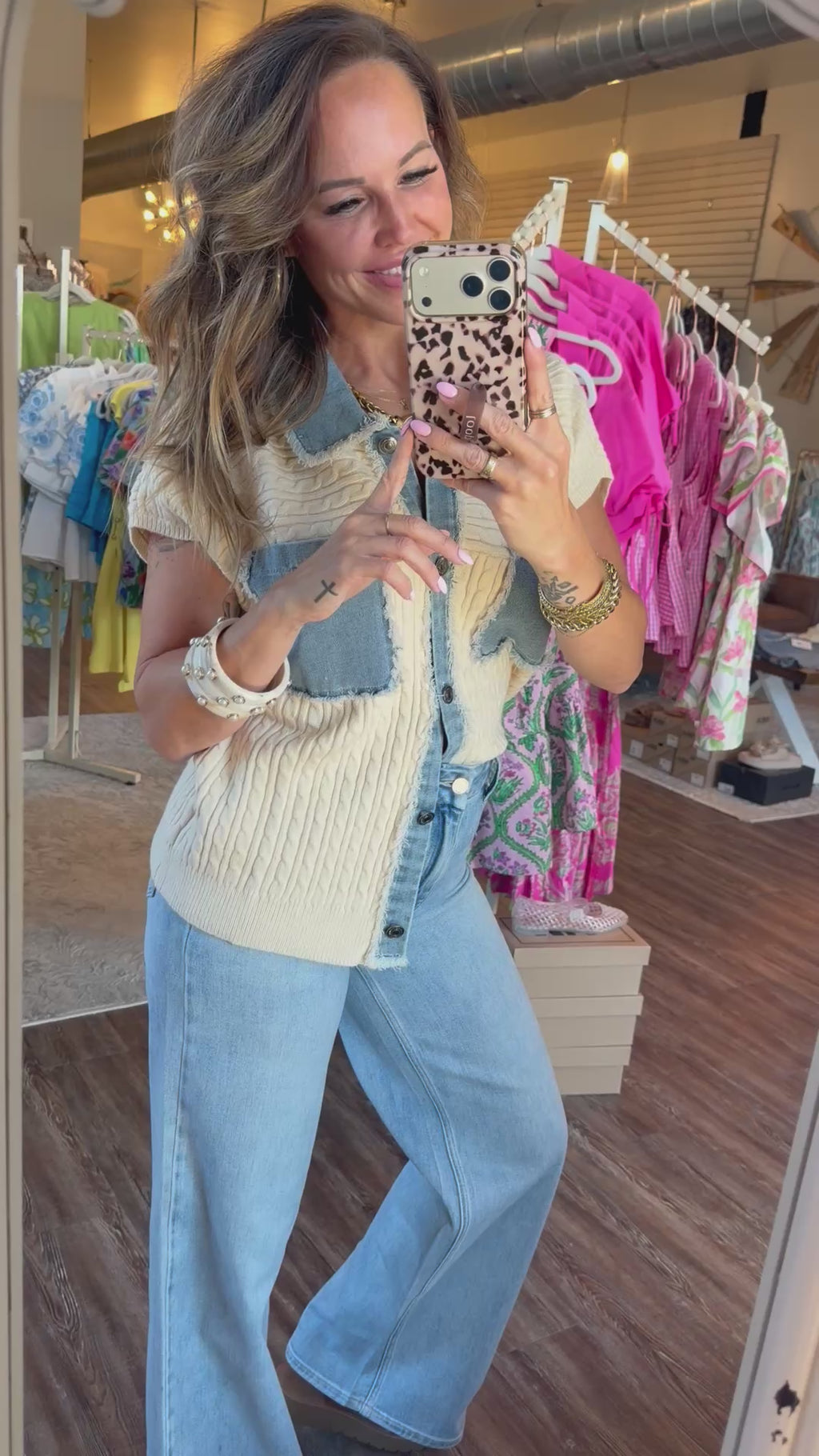 Denim Daydream Top