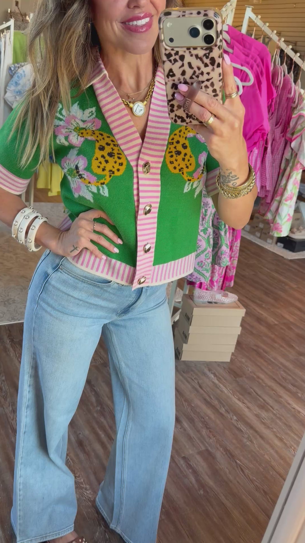 Wild About You Knit Top